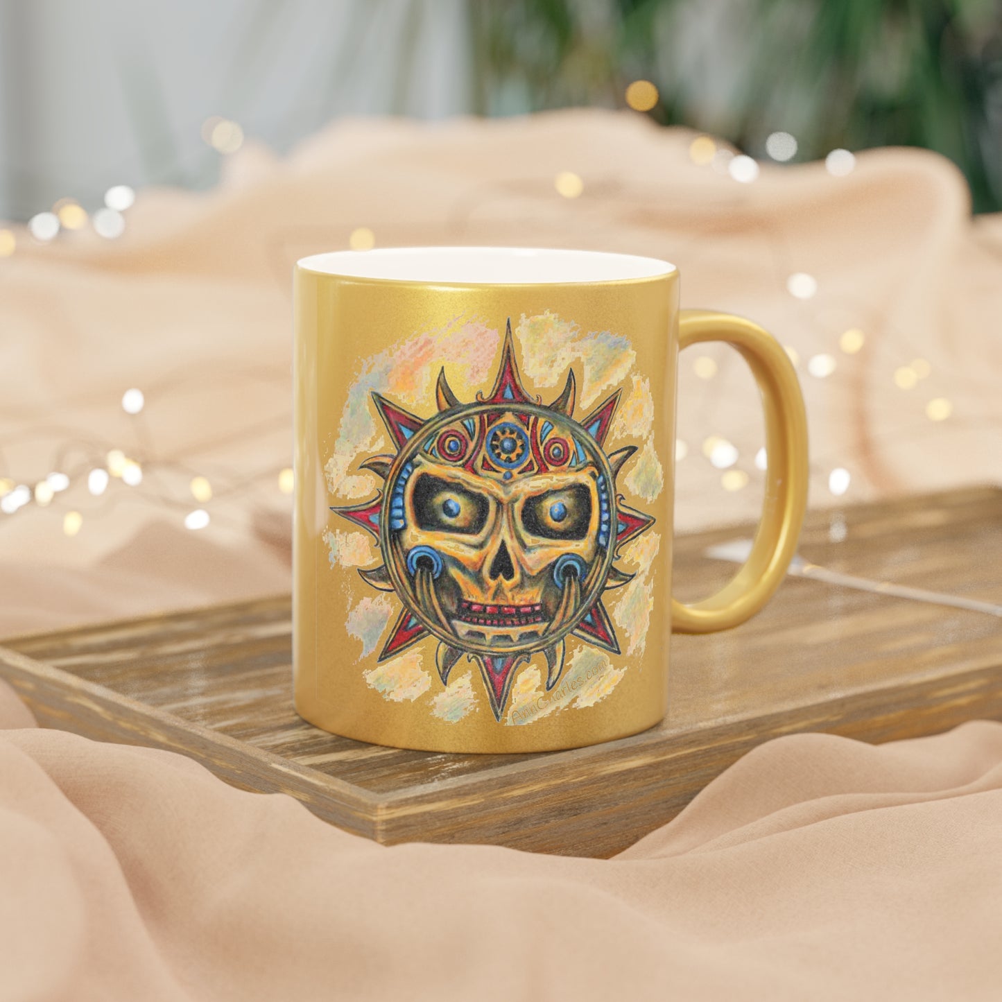 Maya Sun from Dig Site Mystery Series Metallic Mug (Gold)