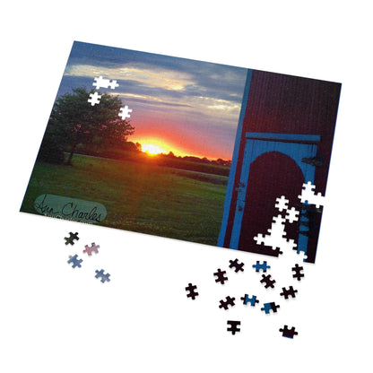 Ann Charles photography - Ohio Sunset - Jigsaw Puzzle (30, 110, 252, 500,1000-Piece)