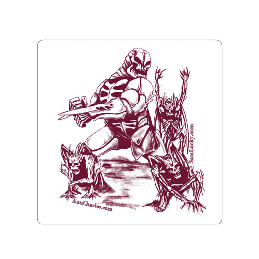 The Hunter, The Backside of Hades - Sticker