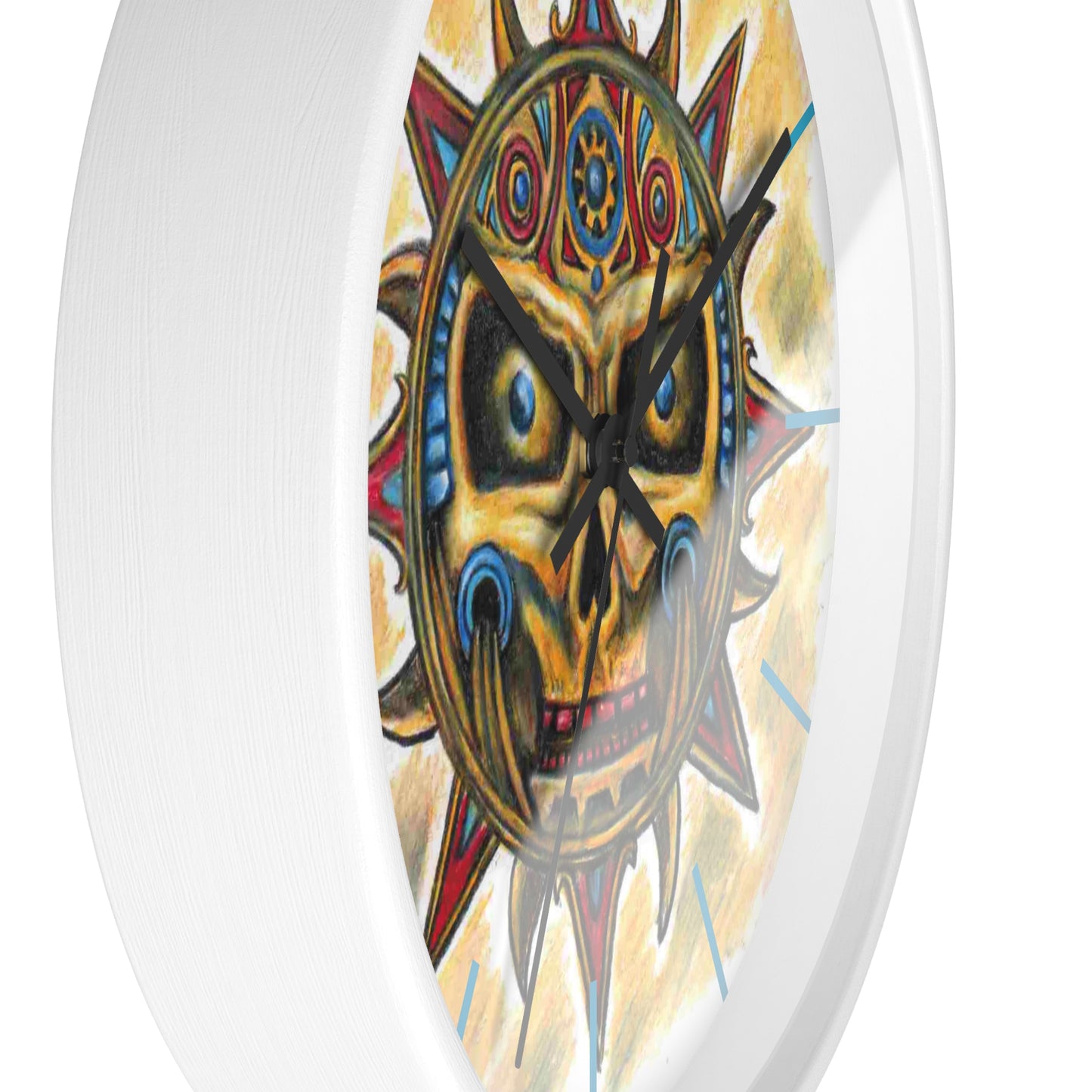 Dig Site Mystery Series - Maya Sun Hieroglyph Wall Clock