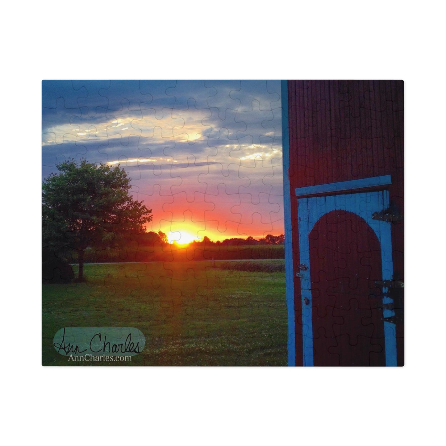 Ann Charles photography - Ohio Sunset - Jigsaw Puzzle (30, 110, 252, 500,1000-Piece)