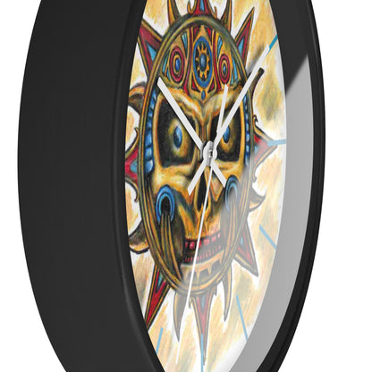 Dig Site Mystery Series - Maya Sun Hieroglyph Wall Clock