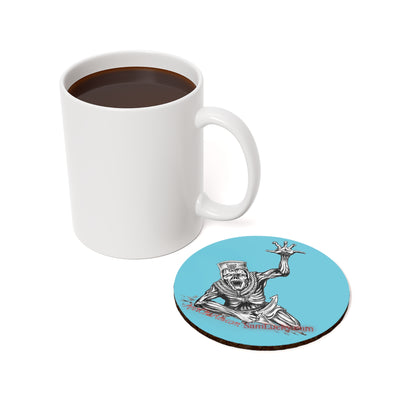 Deadwood Undertaker Series - Cork Back Coaster round or square