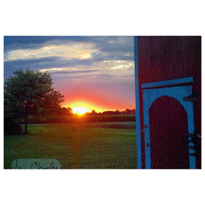 Ann Charles photography - Ohio Sunset - Jigsaw Puzzle (30, 110, 252, 500,1000-Piece)