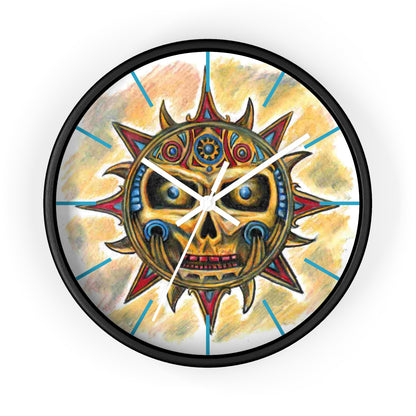 Dig Site Mystery Series - Maya Sun Hieroglyph Wall Clock