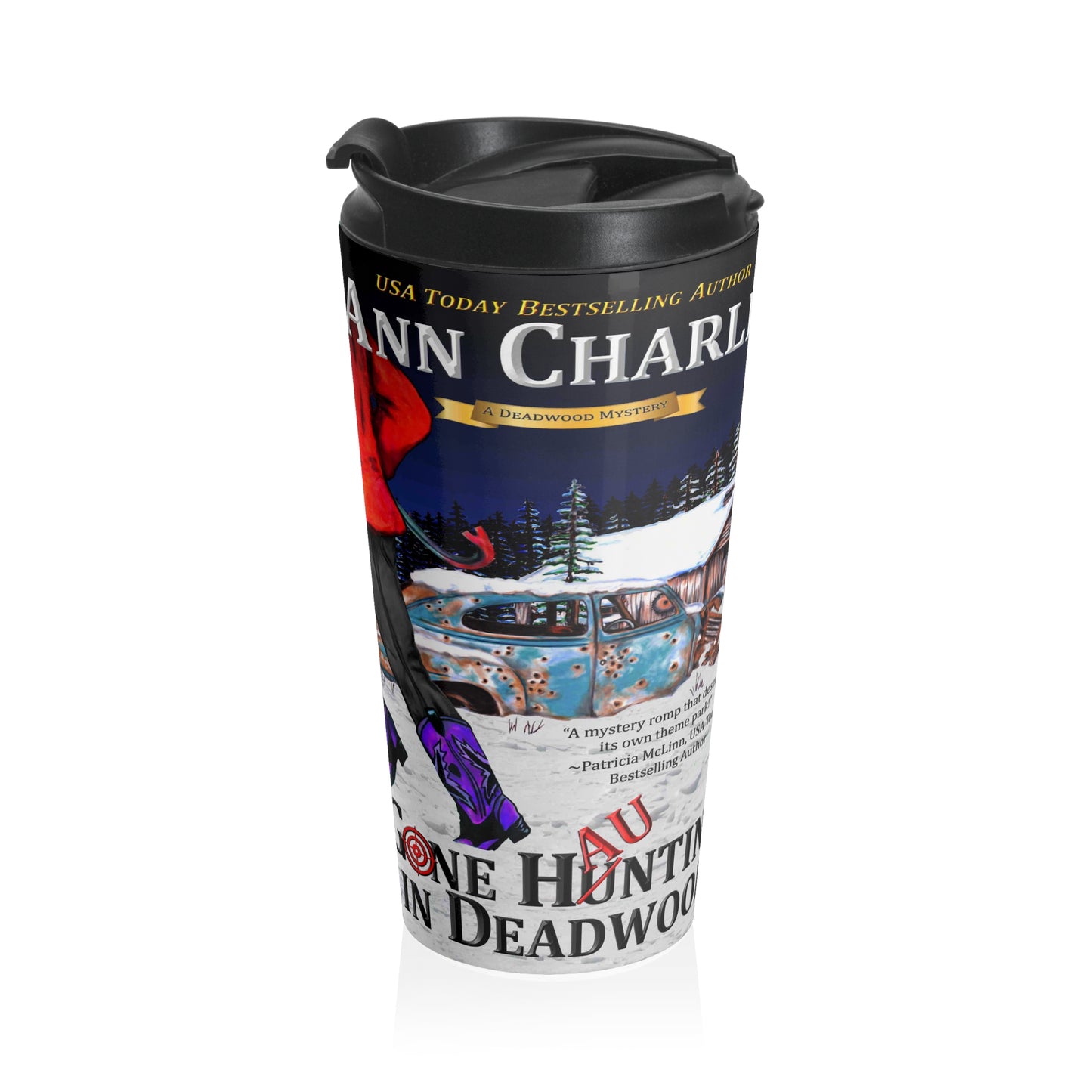 Gone Haunting in Deadwood - Stainless Steel Travel Mug