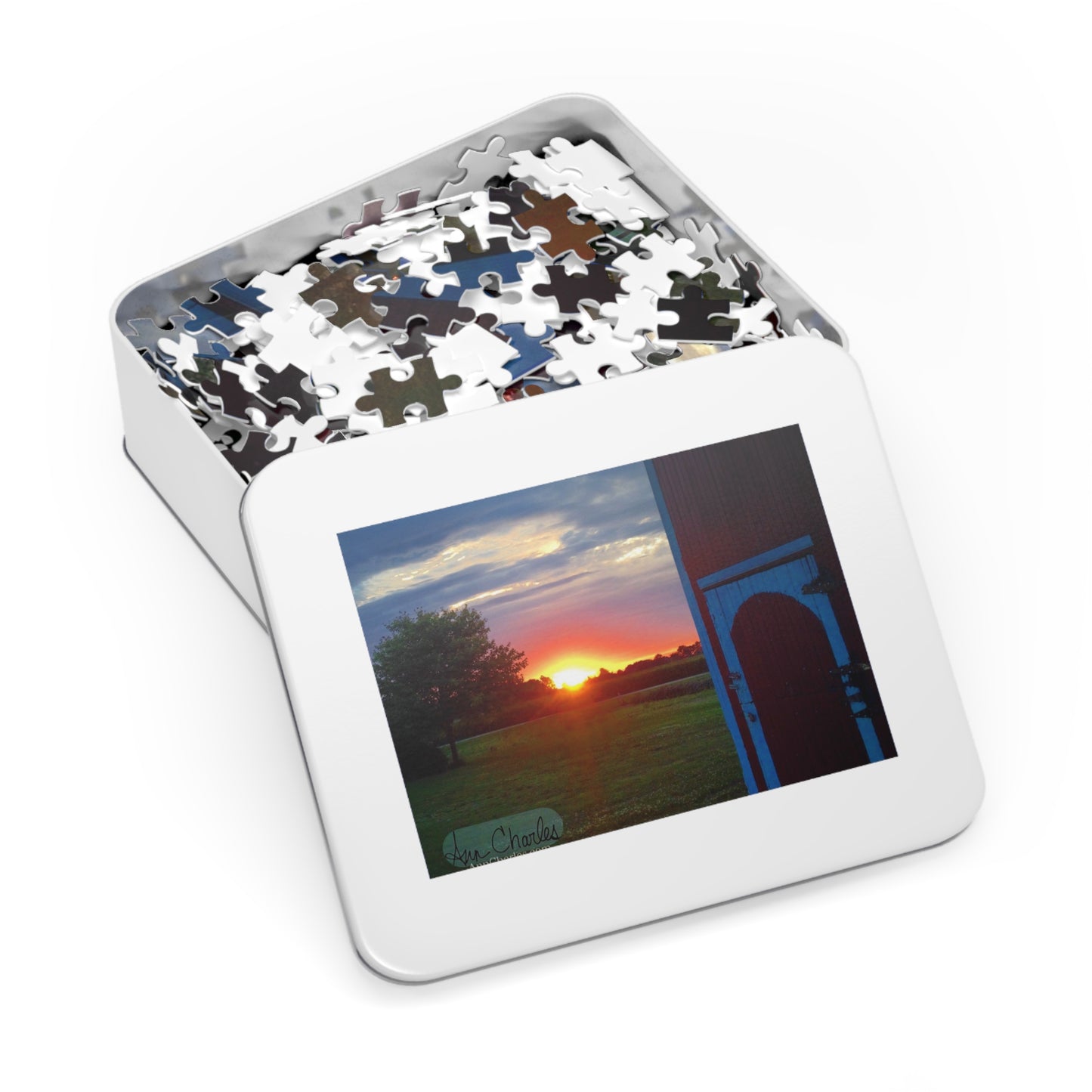 Ann Charles photography - Ohio Sunset - Jigsaw Puzzle (30, 110, 252, 500,1000-Piece)