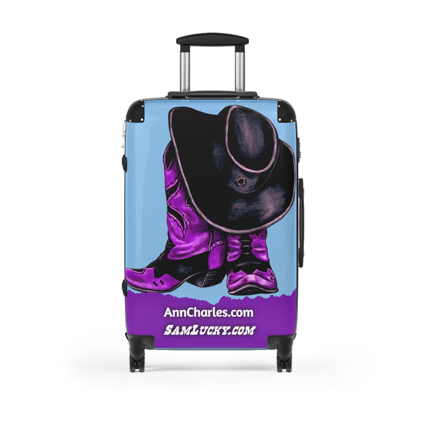 Ann Charles & Sam Lucky Boot and Hat Suitcase 3 sizes available