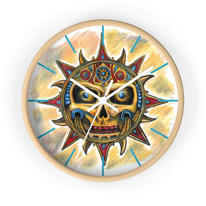 Dig Site Mystery Series - Maya Sun Hieroglyph Wall Clock