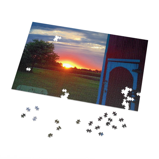 Ann Charles photography - Ohio Sunset - Jigsaw Puzzle (30, 110, 252, 500,1000-Piece)