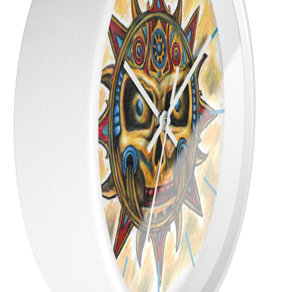 Dig Site Mystery Series - Maya Sun Hieroglyph Wall Clock